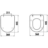 Унитаз подвесной Creavit Free FE322-34CB00E-0002 (KC0903.02.0000E + S-IN-MZ-VECTOR + P-BU-ACT/Blg/G)
