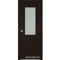 Межкомнатная дверь ProfilDoors 2.88XN L 80x200 (дарк браун, стекло матовое)