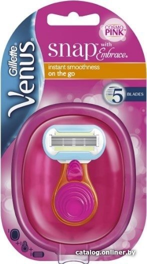 

Бритвенный станок Gillette Venus Snap Embrace 1 сменная кассета 7702018364510