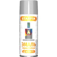 Эмаль Starfix термостойкая SM-39874-1 0.52 л (серебристый)