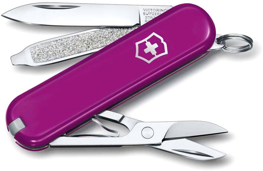 

Мультитул Victorinox Classic SD Colors 0.6223.52B1 (блистер, пурпурный)