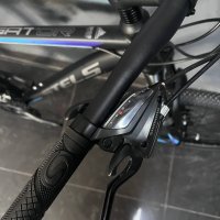 Велосипед Stels Navigator 700 MD 27.5 V020 р.21 2024 (черный/голубой)