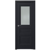 Межкомнатная дверь ProfilDoors 2.39U L 90x200 (черный матовый, стекло матовое)