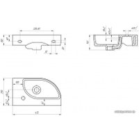 Умывальник Cersanit Cameo 45 umcam451w