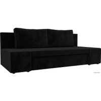 Диван Лига диванов Сан Марко 114015 (велюр, черный)