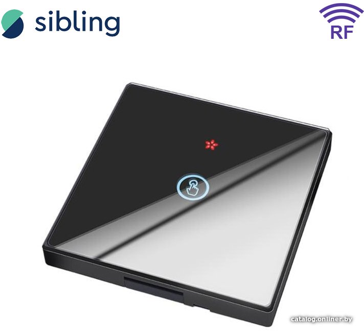 Умный выключатель Sibling Powerlight-SM1B 1-канальный сенсорный