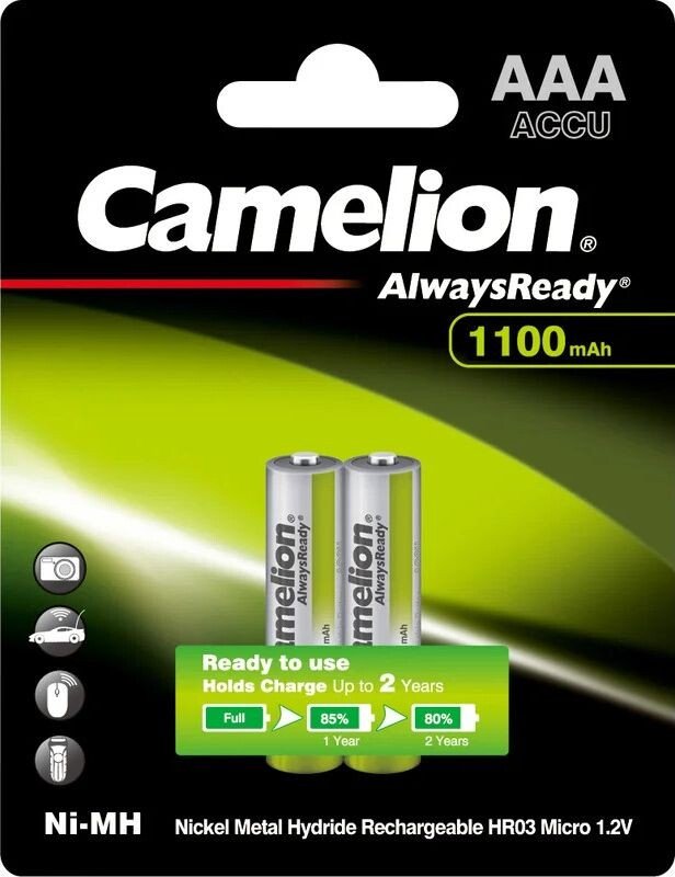 Аккумулятор Camelion NH-AAA1100ARBP2 (2 шт)