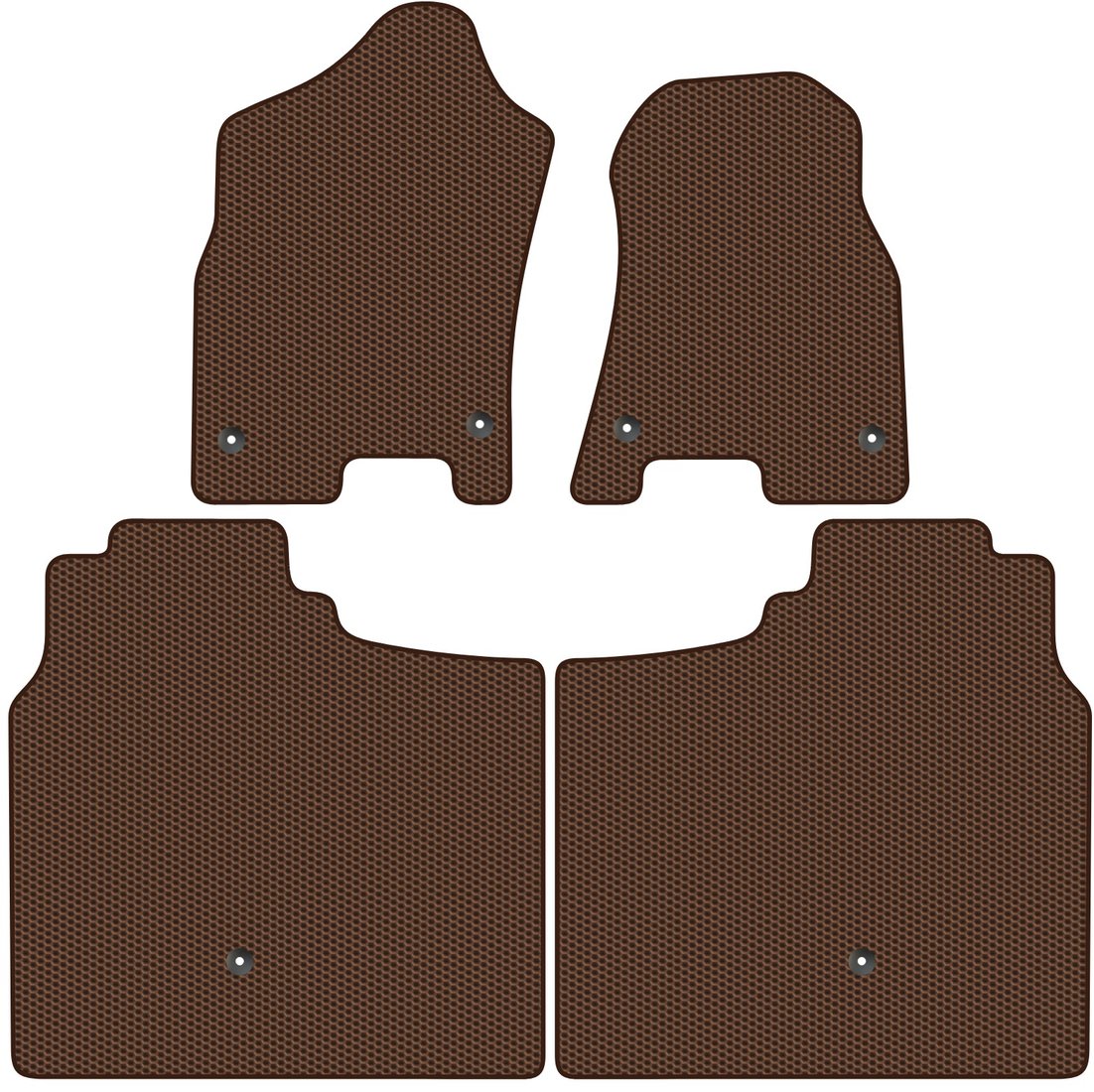 

Комплект ковриков для авто Alicosta Dodge Ram V (пикап / 1500 Crew Cab) 2018 - Н.В. (коричневый, сота)