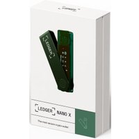 Аппаратный криптокошелек Ledger Nano X (темно-зеленый)