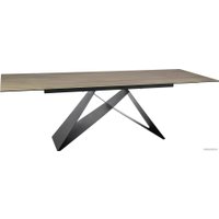 Кухонный стол Signal Westin ceramic WESTINJBRC160 (светло-коричневый/черный матовый)