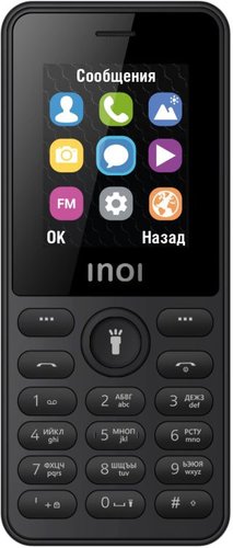 Кнопочный телефон Inoi 109 (черный)