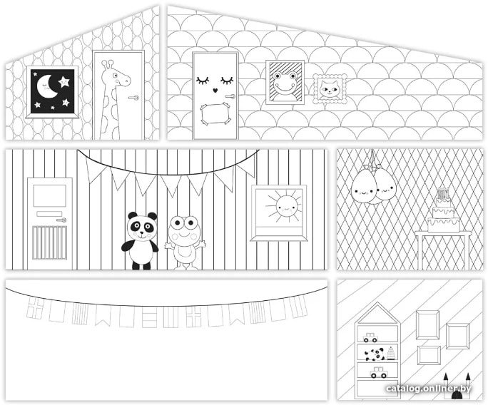 Аксессуары для кукольного домика Lundby Креативные обои LB-60906000