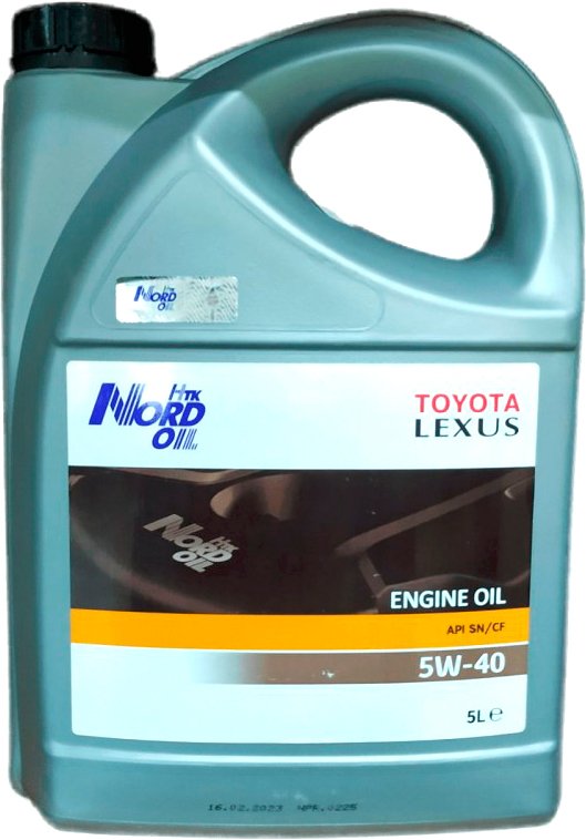 

Моторное масло Nord Oil Specific Line 5W-40 Toyota Lexus 5л