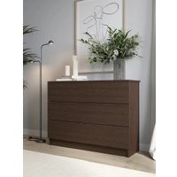 Комод Горизонт Нео 1050 3 ящика (венге)