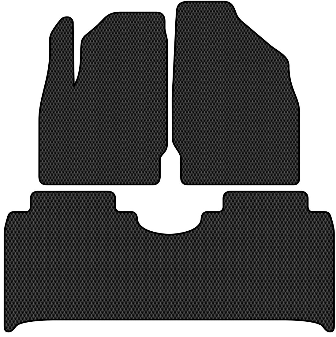 

Комплект ковриков для авто Alicosta Skywell ET5 I (suv / 1) 2020 - Н.В. (черный, ромб)