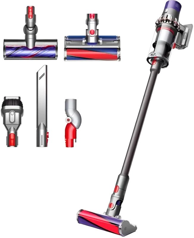 

Пылесос Dyson V10 Total Clean 443096-01 (серебристый/черный)