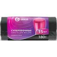 Пакеты для мусора Grass 180 л 15 шт PP-0025