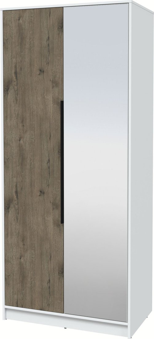 

Шкаф распашной Интерлиния Концепт КТ-Ш2з (дуб веллингтон/белый платинум)