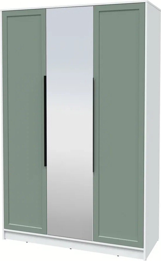 

Шкаф распашной Интерлиния Концепт Тренд КТ-Ш3(з) (белый платинум/мята)