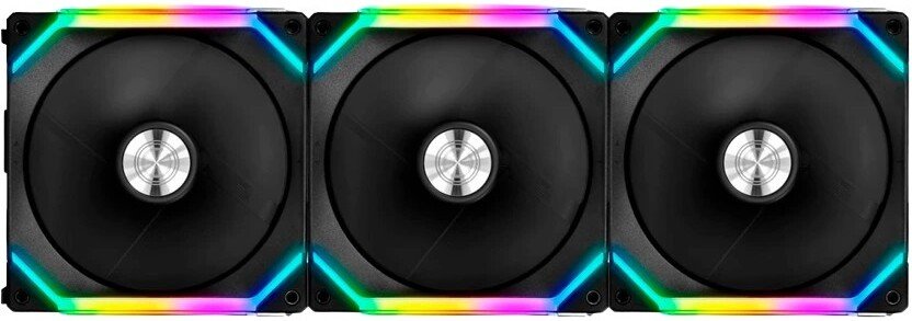 

Комплект вентиляторов для корпуса 1stPlayer XF7 ARGB (3 шт, черный)