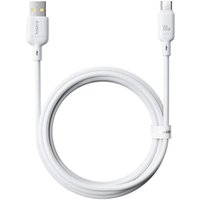 Кабель Baseus Silky Series Fast Charging Cable USB to Type-C 100W (2 м, белый)