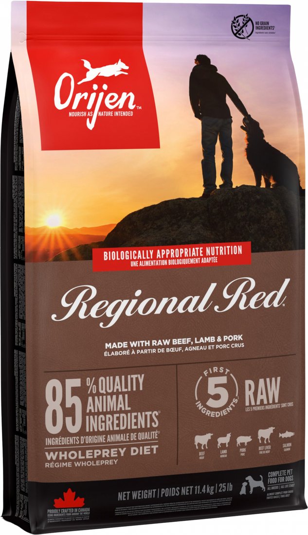 

Сухой корм для собак Orijen Dog Regional Red 2 кг