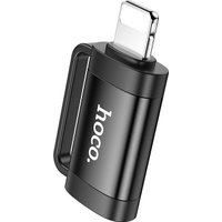 Адаптер Hoco UA31B USB Type-C - Lightning (черный)