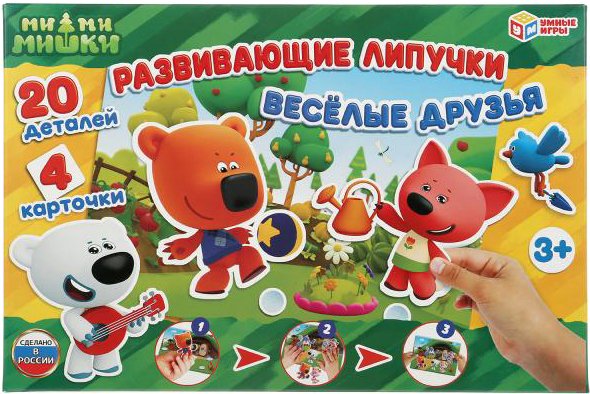 

Развивающая игра Умные игры Ми-ми-мишки. Веселые друзья 4680013714352