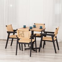 Кухонный стол TetChair Valhalla 80x65x76 (груша №3/черная опора)