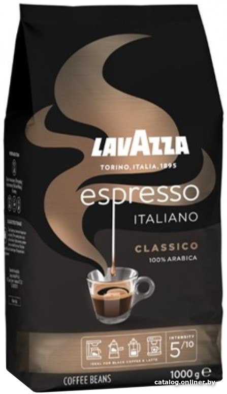 Кофе Lavazza Caffe Espresso в зернах 1 кг