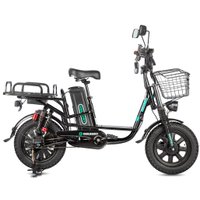 Электровелосипед Gelbert Khan Monster 2 (черный)