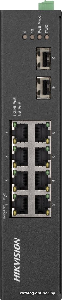 Неуправляемый коммутатор Hikvision DS-3T0510HP-E/HS