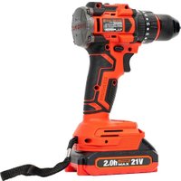 Ударная дрель-шуруповерт Edon UAD-21PBL (с 2-мя АКБ, кейс)