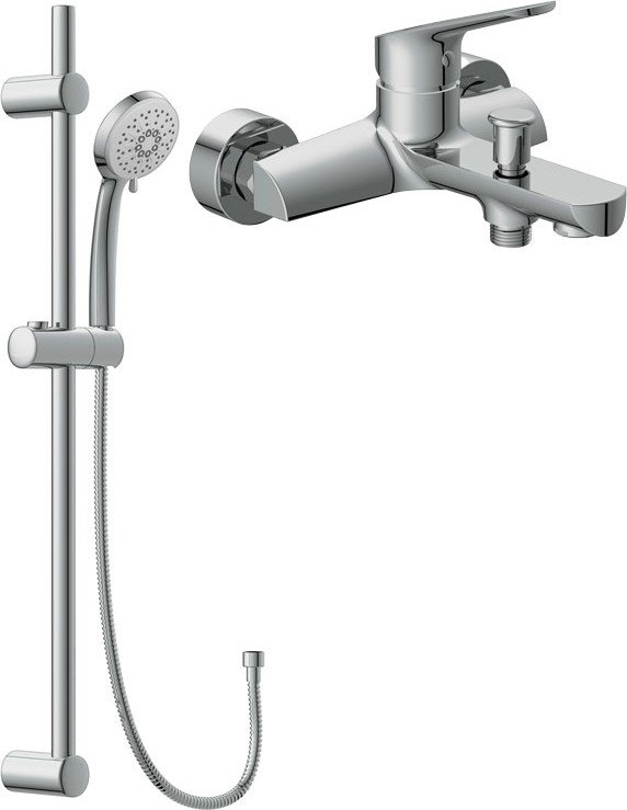 Душевой гарнитур  Cersanit Flavis 63035 + Vibe 63067