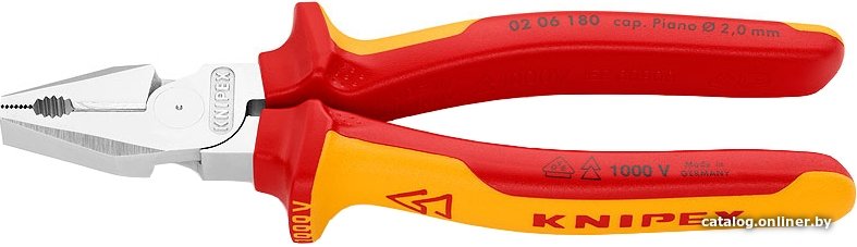 Строительный, слесарный, монтажный инструмент Knipex 02 06 180