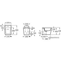 Биде Roca Inspira Square [357537000]