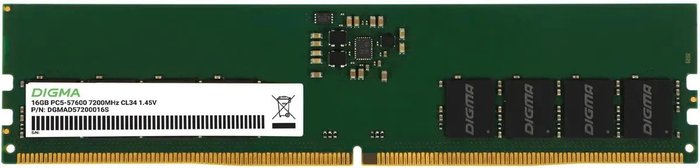 Digma 16ГБ DDR5 7200 МГц DGMAD57200016S