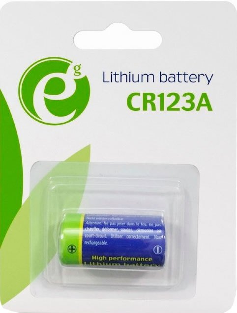 

Батарейка EnerGenie Lithium CR123A EG-BA-CR123-01