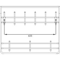 Вешалка для одежды ЗМИ 80 ВСП 9 (черный)