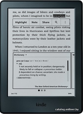 Amazon Kindle (8-е поколение) (черный)
