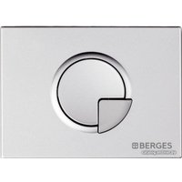 Панель смыва Berges Wasserhaus Novum R2 (матовый хром)