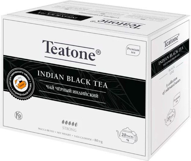 

Черный чай Teatone Indian Black Tea - Черный чай Индийский 20 шт