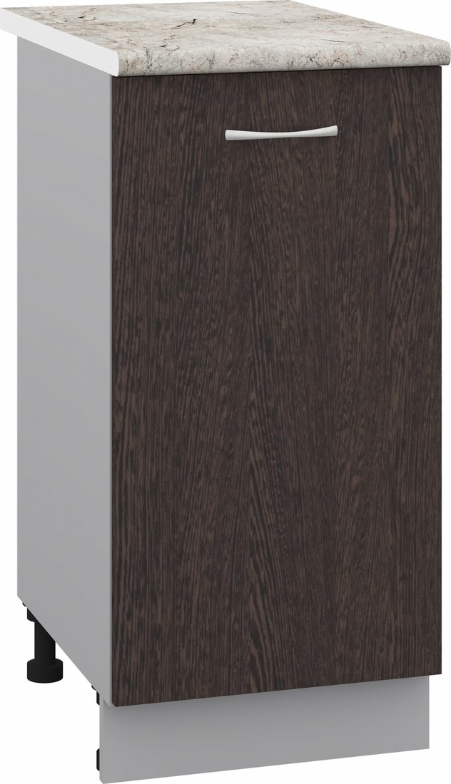 

Шкаф напольный Кортекс-мебель Корнелия Лира НШ40р (венге/марсель)