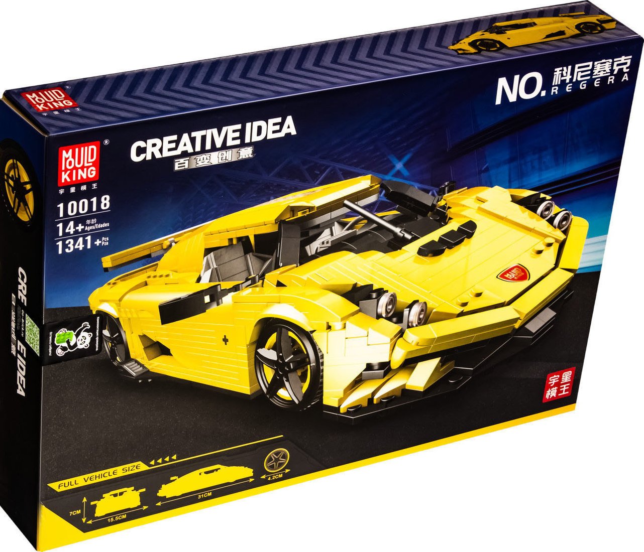 

Конструктор Mould King 10018 Автомобиль Koenigsegg Agera