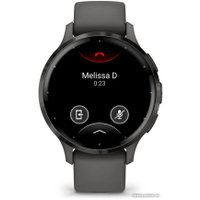 Умные часы Garmin Venu 3S (серая галька, с силиконовым ремешком)