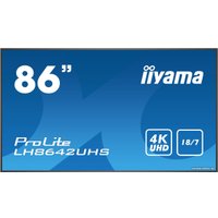 Интерактивная панель Iiyama LH8642UHS-B1