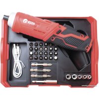 Электроотвертка Edon EDPL02-4 (с АКБ, с органайзером и набором оснастки)