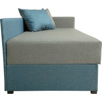 Тахта Олмеко Мальта М (жаккард, тесла серый/жаккард, тесла деним)