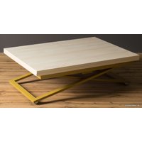 Стол-трансформер Levmar Compact D68/S90 (дуб шамони светлый/золото)