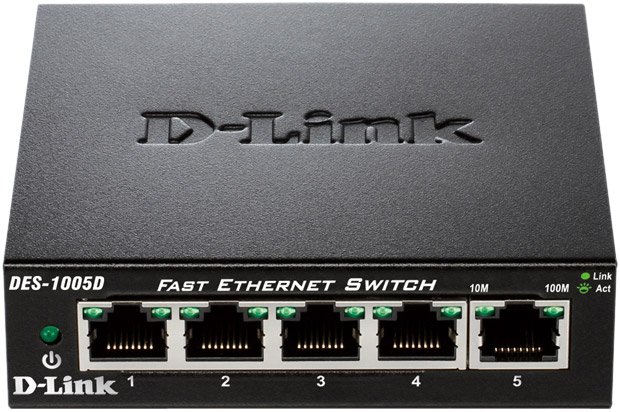 

Неуправляемый коммутатор D-Link DES-1005D/N3A